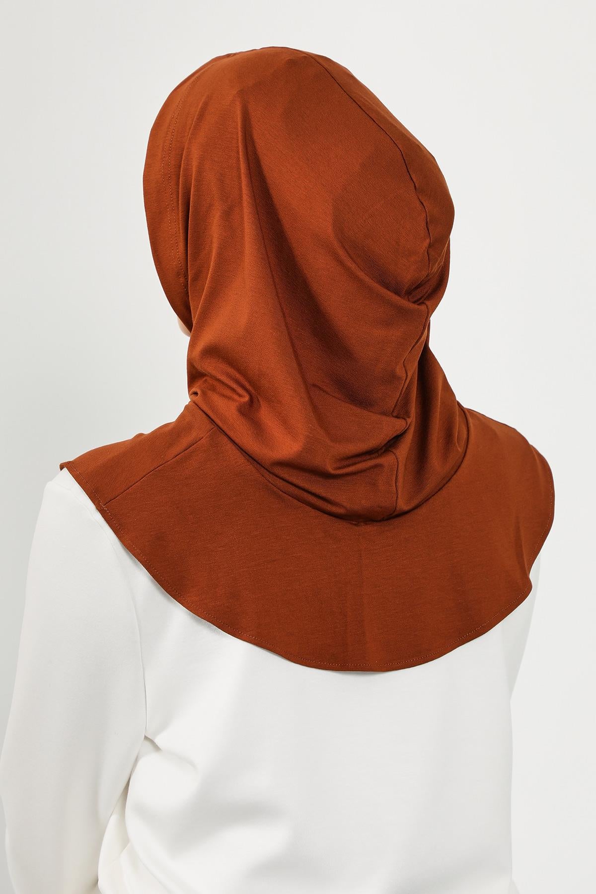 Kapşon ve Kapatıcı Özellikli Penye Kadın Hazır Bone,B-89P