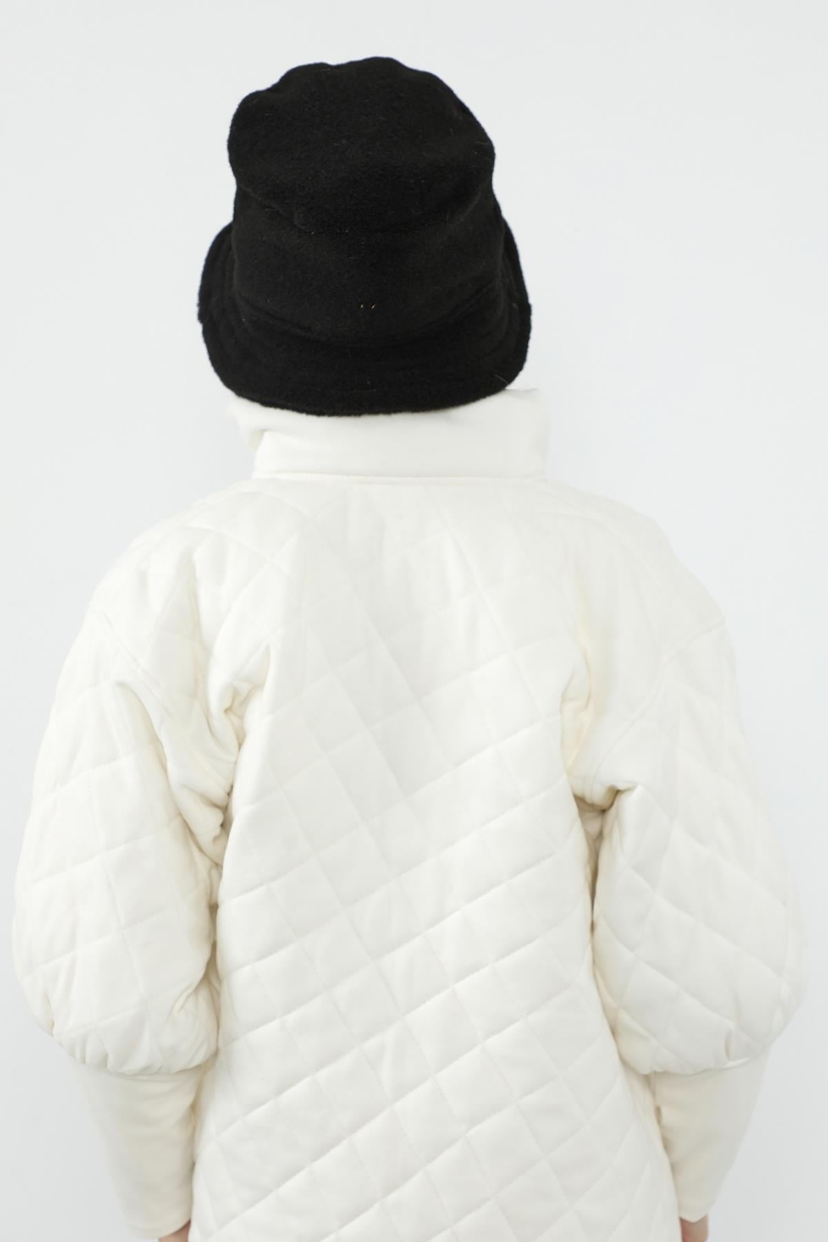 Kışlık Düz Kaşe Bucket Şapka,B-99DK