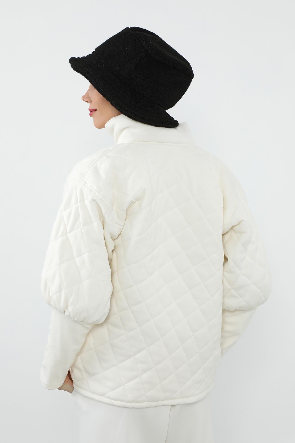 Kışlık Düz Kaşe Bucket Şapka,B-99DK