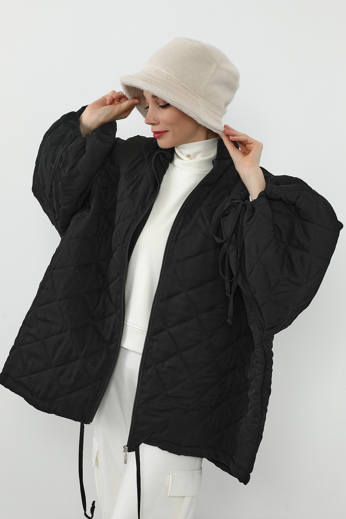 Kışlık Düz Kaşe Bucket Şapka,B-99DK