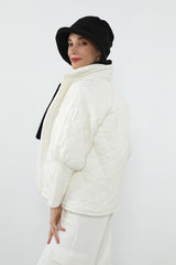 Kışlık Düz Kaşe Bucket Şapka ve Atkı Takımı,BAT-1DK