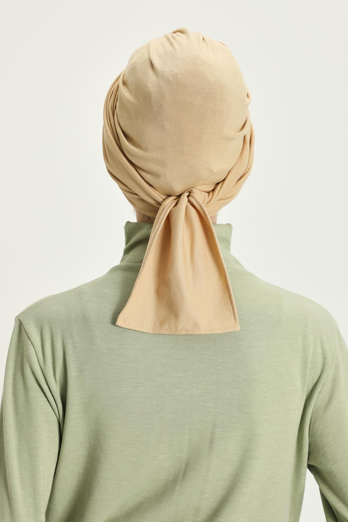 Kışlık Fularlı Bone Türban,B-80RB