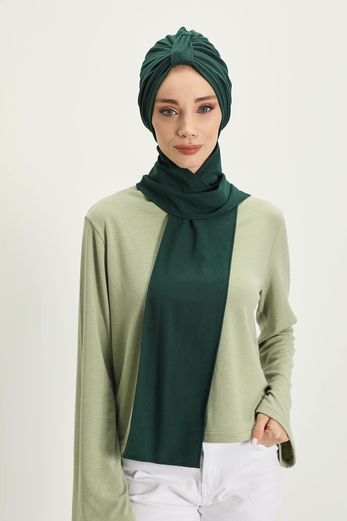 Kışlık Fularlı Bone Türban,B-80RB