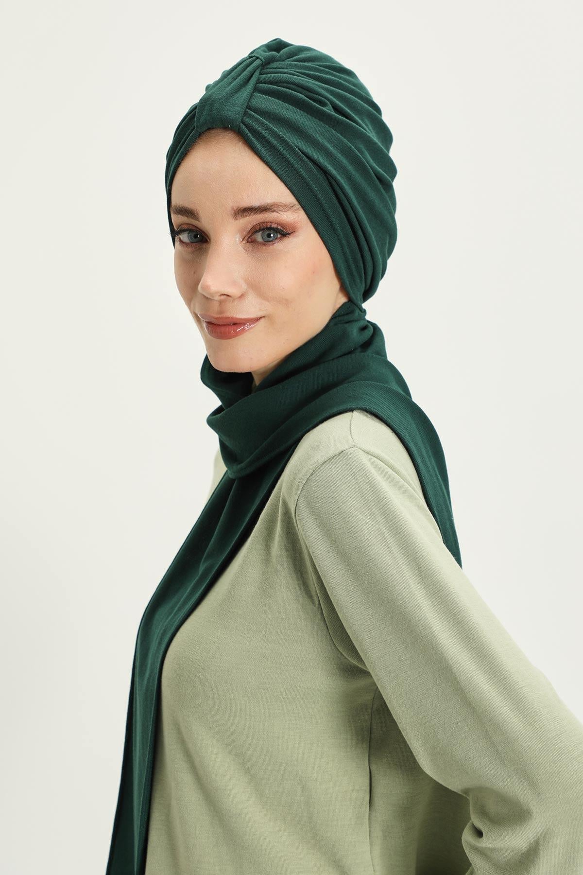 Kışlık Fularlı Bone Türban,B-80RB