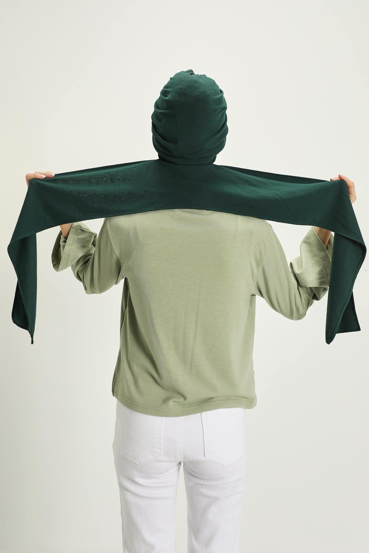 Kışlık Fularlı Bone Türban,B-80RB