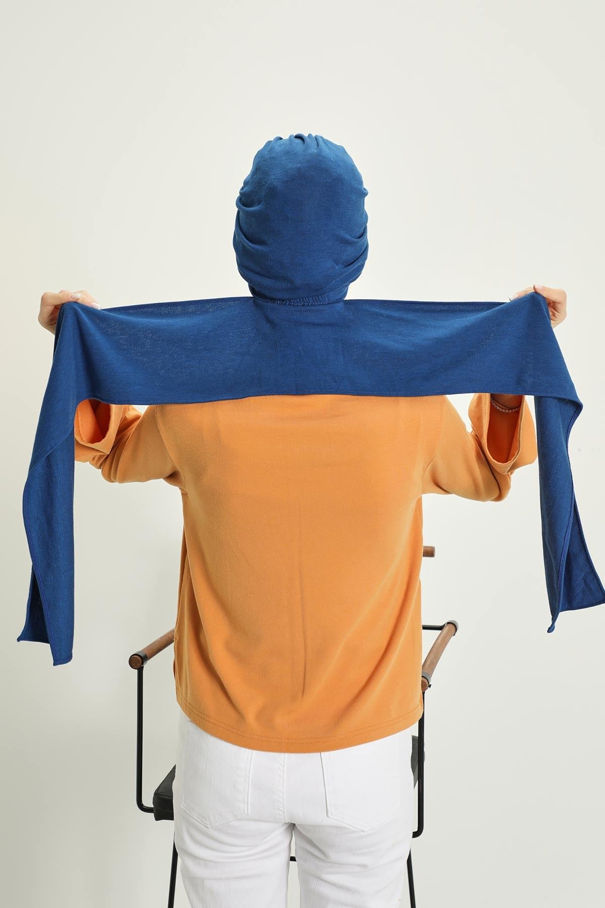 Kışlık Fularlı Bone Türban,B-80RB