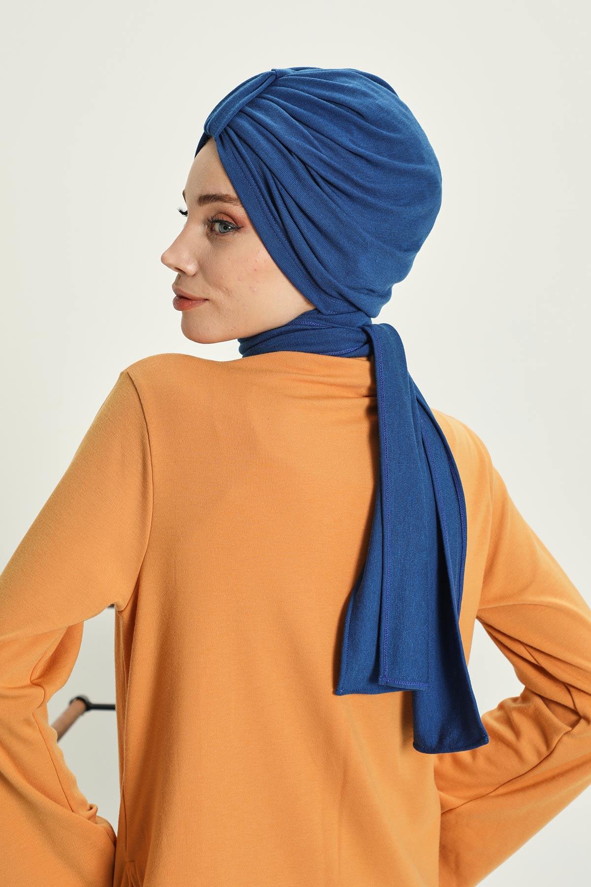 Kışlık Fularlı Bone Türban,B-80RB