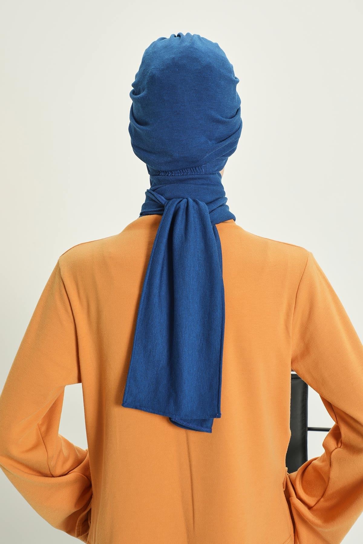 Kışlık Fularlı Bone Türban,B-80RB