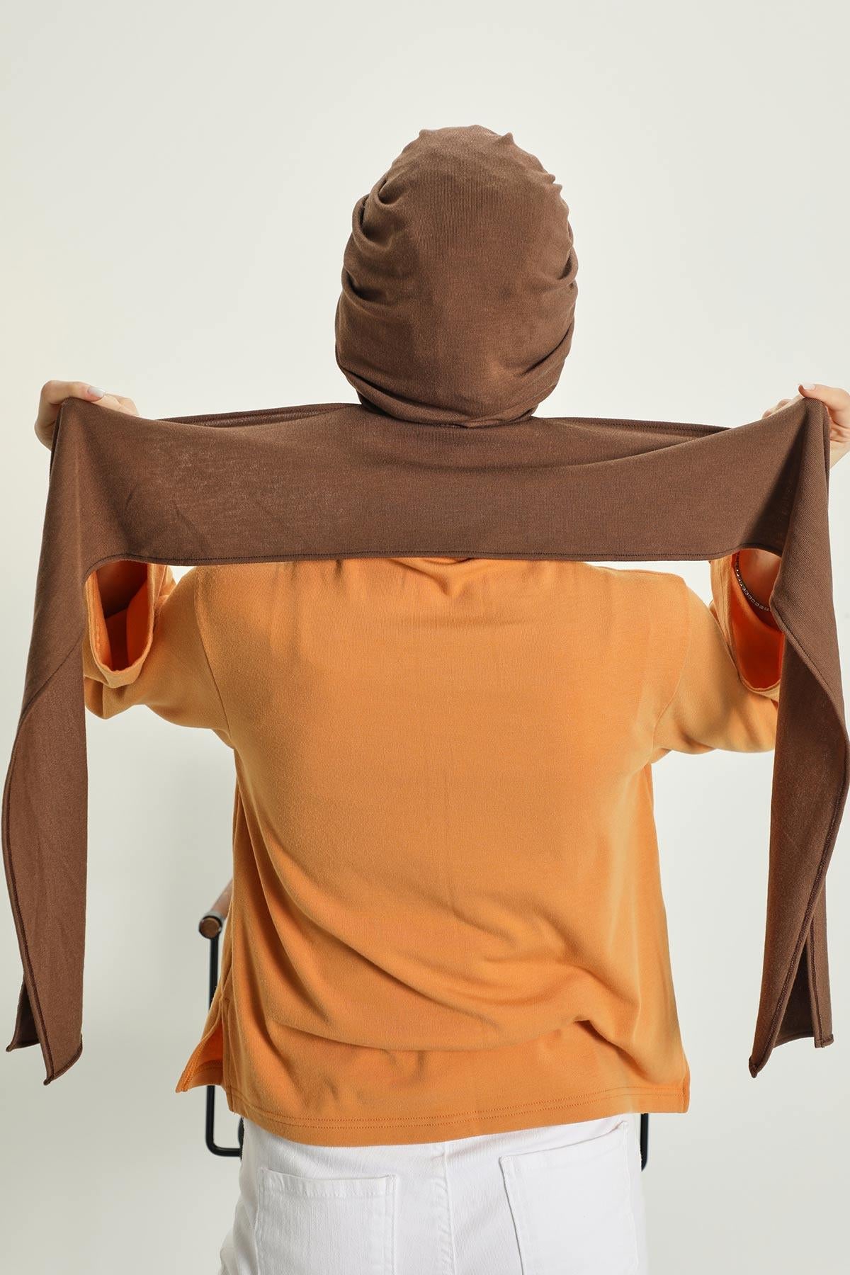 Kışlık Fularlı Bone Türban,B-80RB