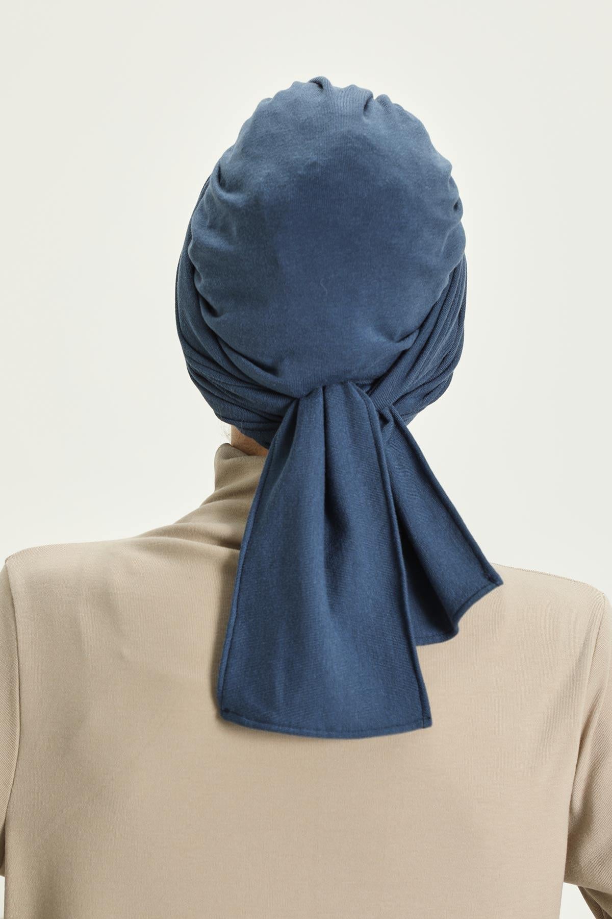 Kışlık Fularlı Bone Türban,B-80RB