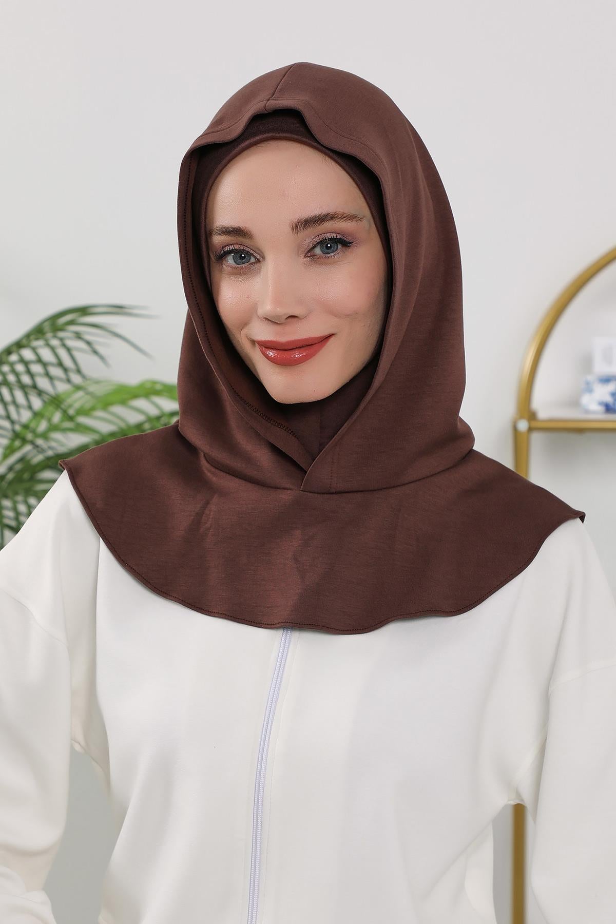 Kışlık Kapşon ve Kapatıcı Özellikli Kadın Hazır Bone,B-89O