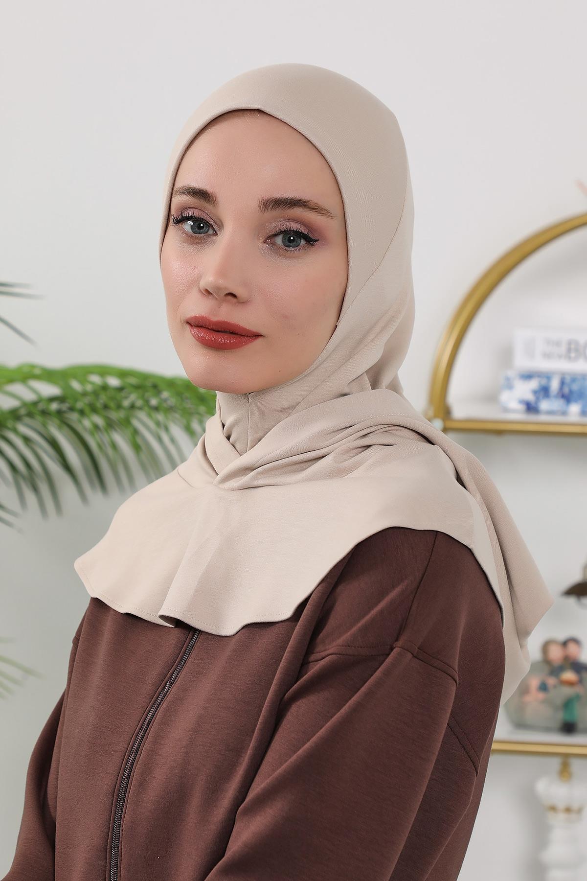 Kışlık Kapşon ve Kapatıcı Özellikli Kadın Hazır Bone,B-89O