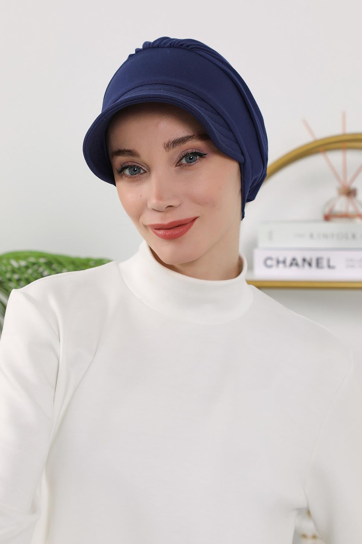 Kışlık Siperlikli Şapka Bone,B-73O