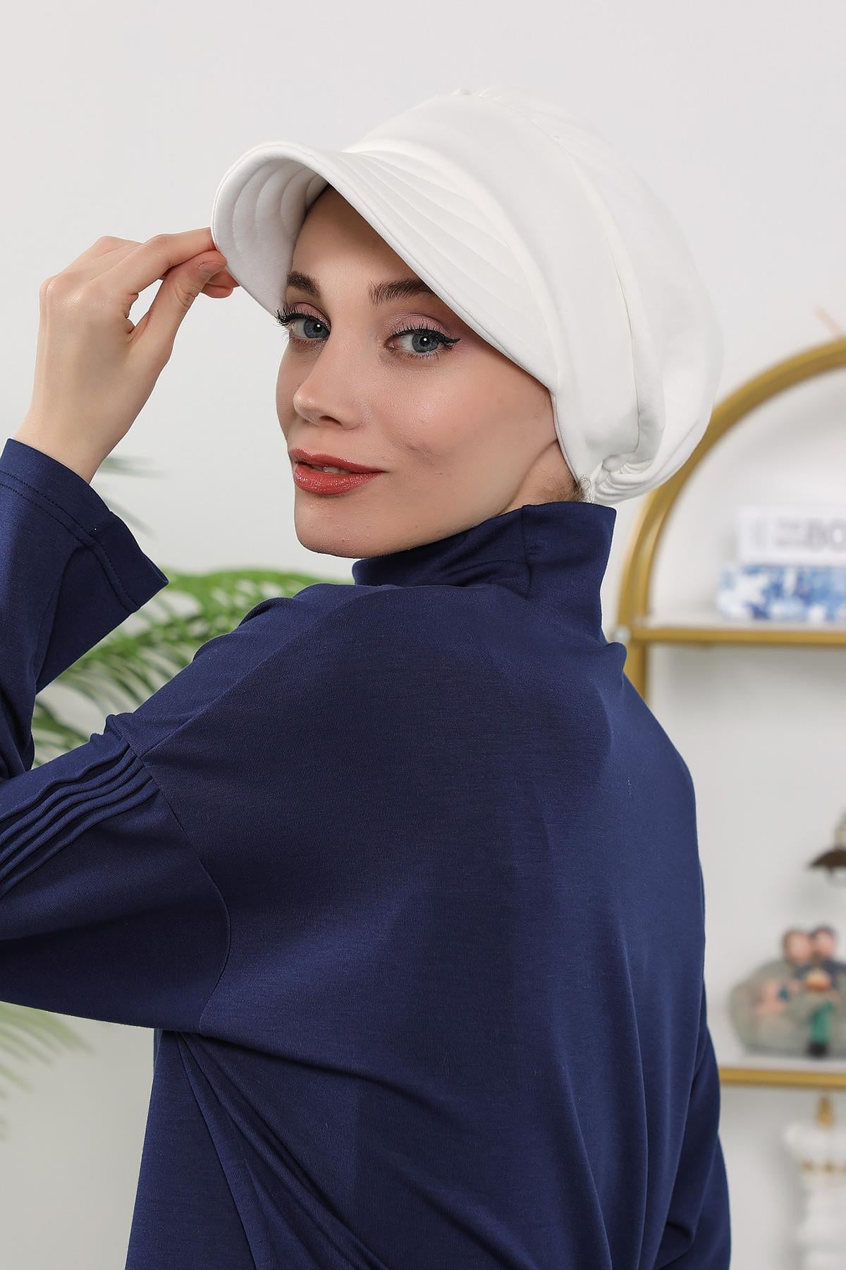 Kışlık Siperlikli Şapka Bone,B-73O