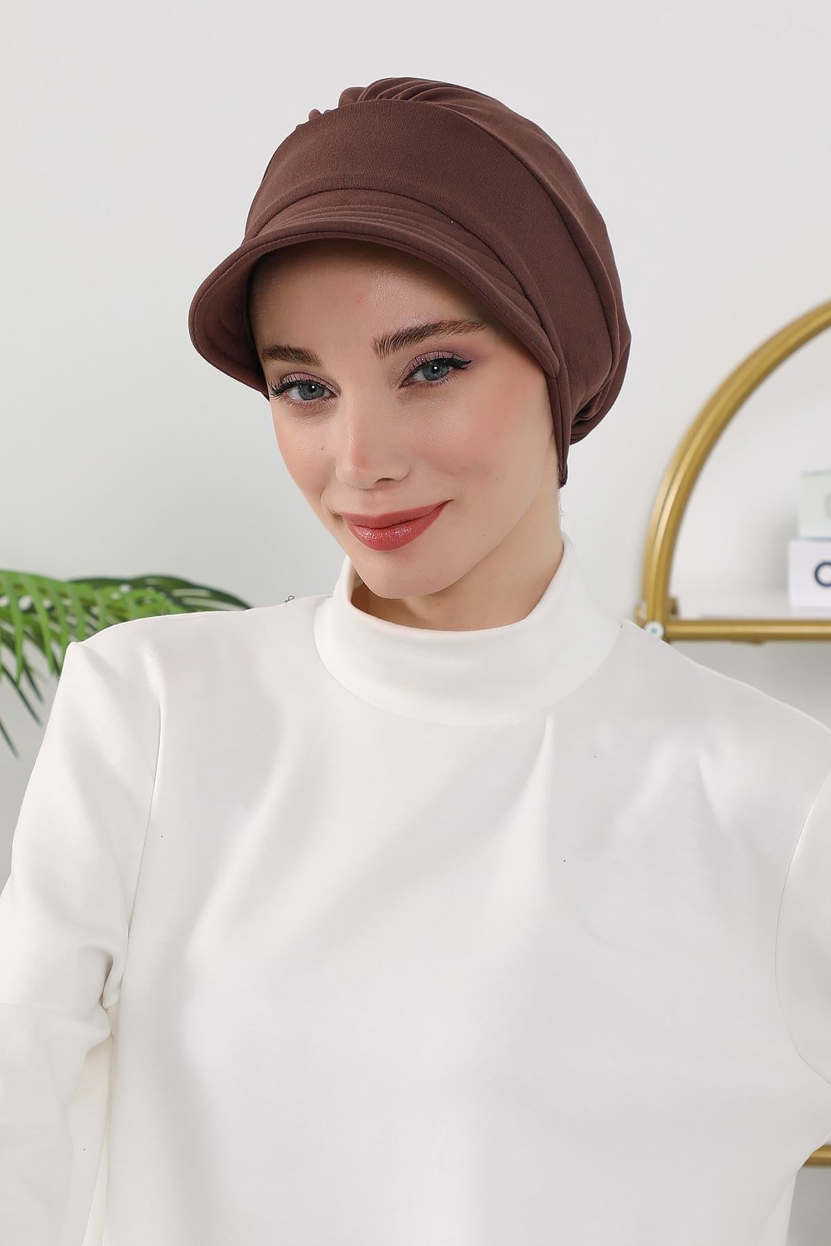 Kışlık Siperlikli Şapka Bone,B-73O