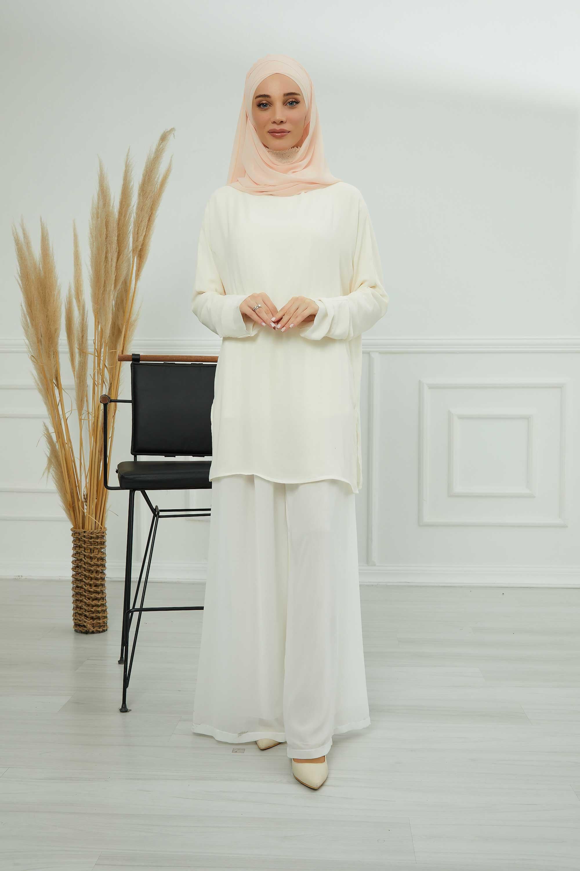 Klasik Tasarım Çapraz Dikim Pratik Şifon Şal,CPS-15,CPS-15