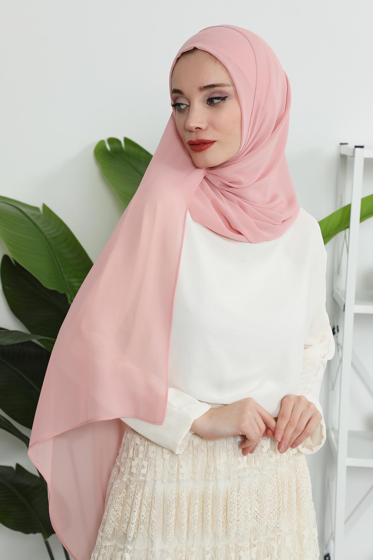 Klasik Tasarım Pratik Şifon Şal,PS-11