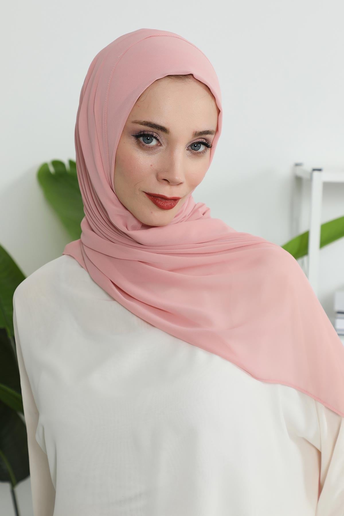 Klasik Tasarım Pratik Şifon Şal,PS-11