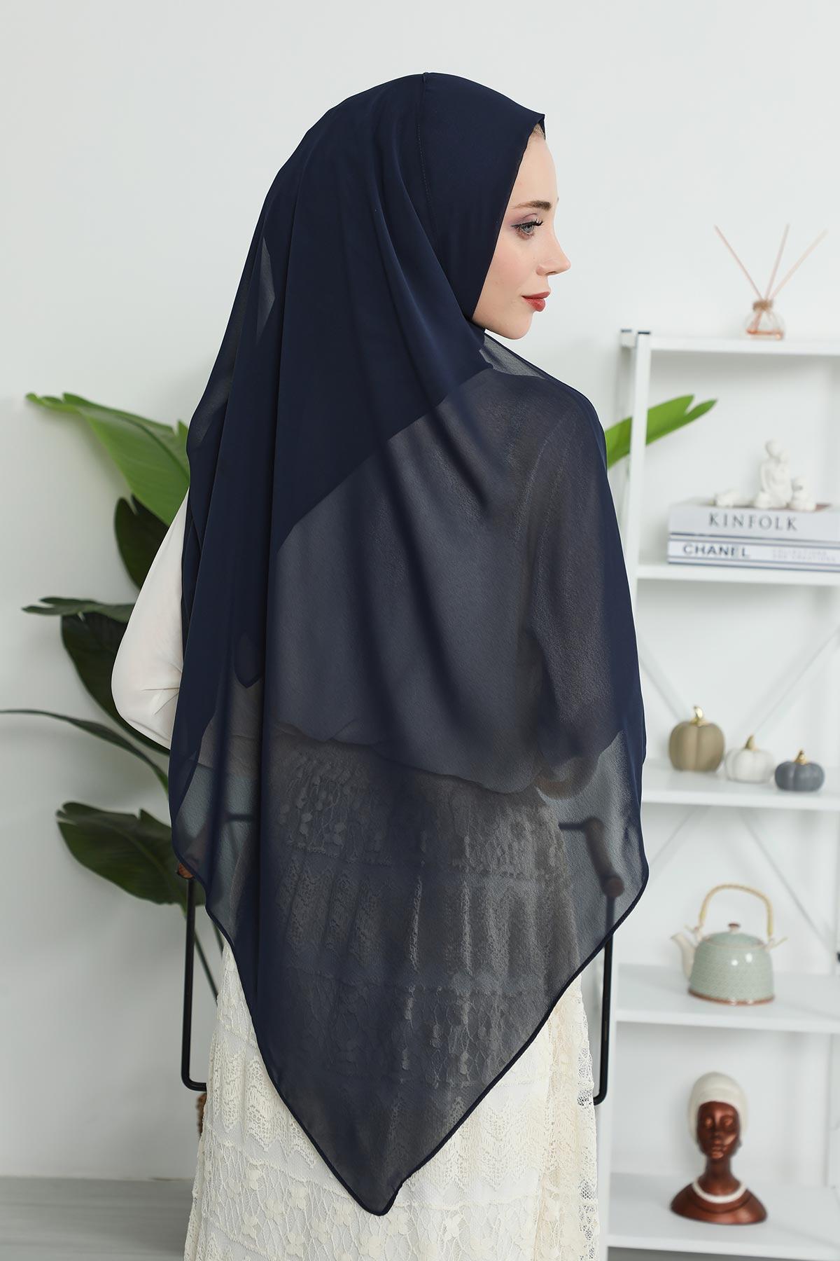 Klasik Tasarım Pratik Şifon Şal,PS-11