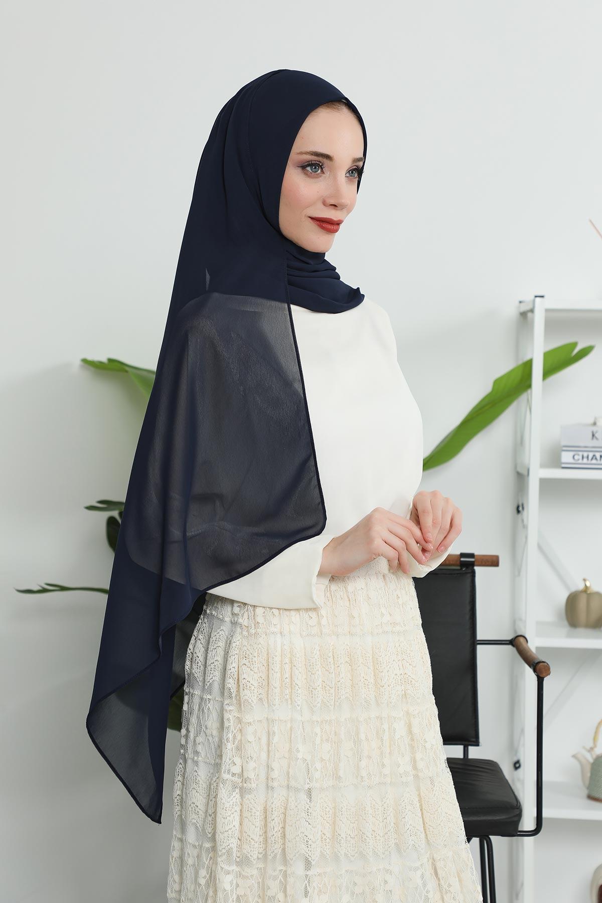 Klasik Tasarım Pratik Şifon Şal,PS-11