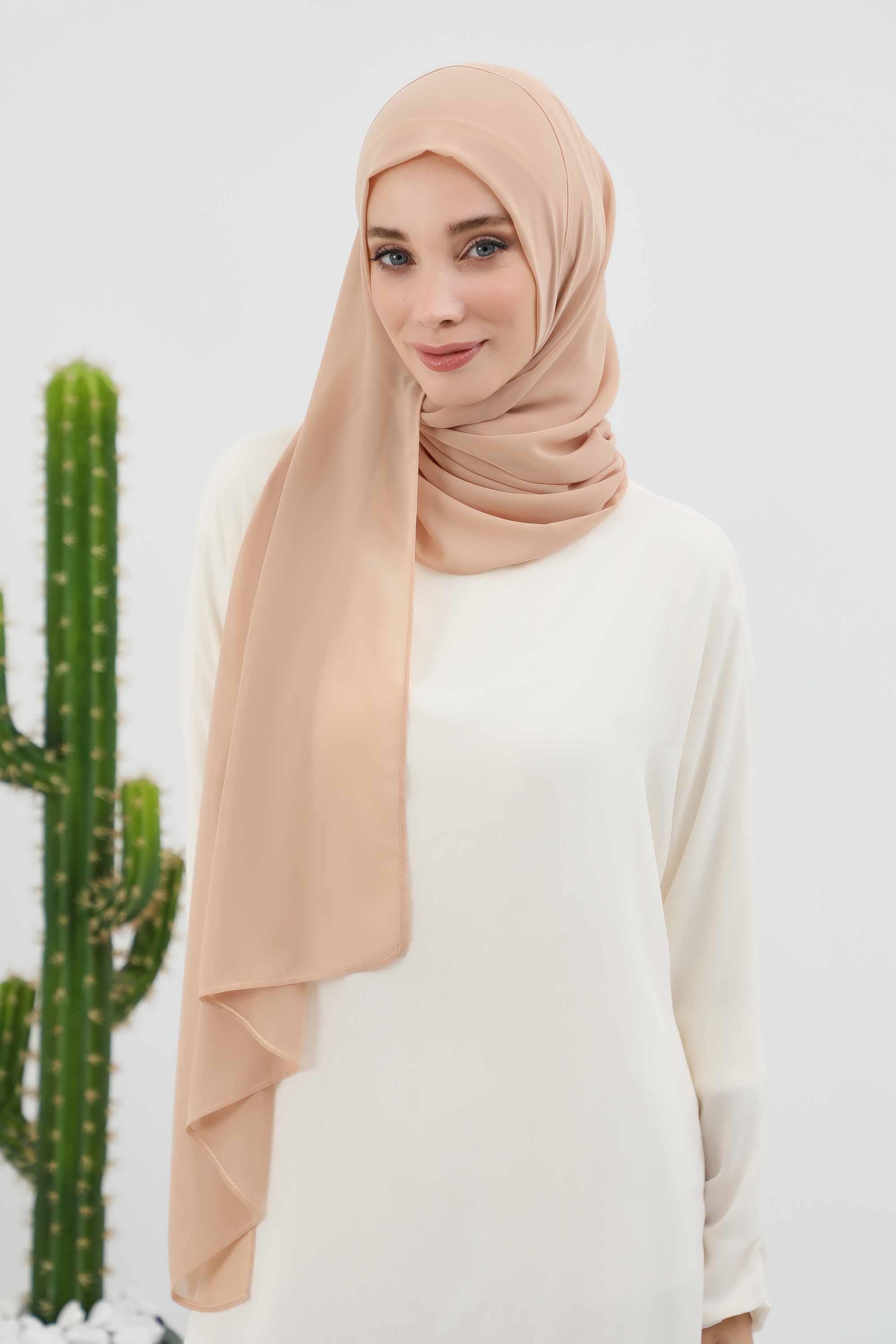 Klasik Tasarım Pratik Şifon Şal,PS-11