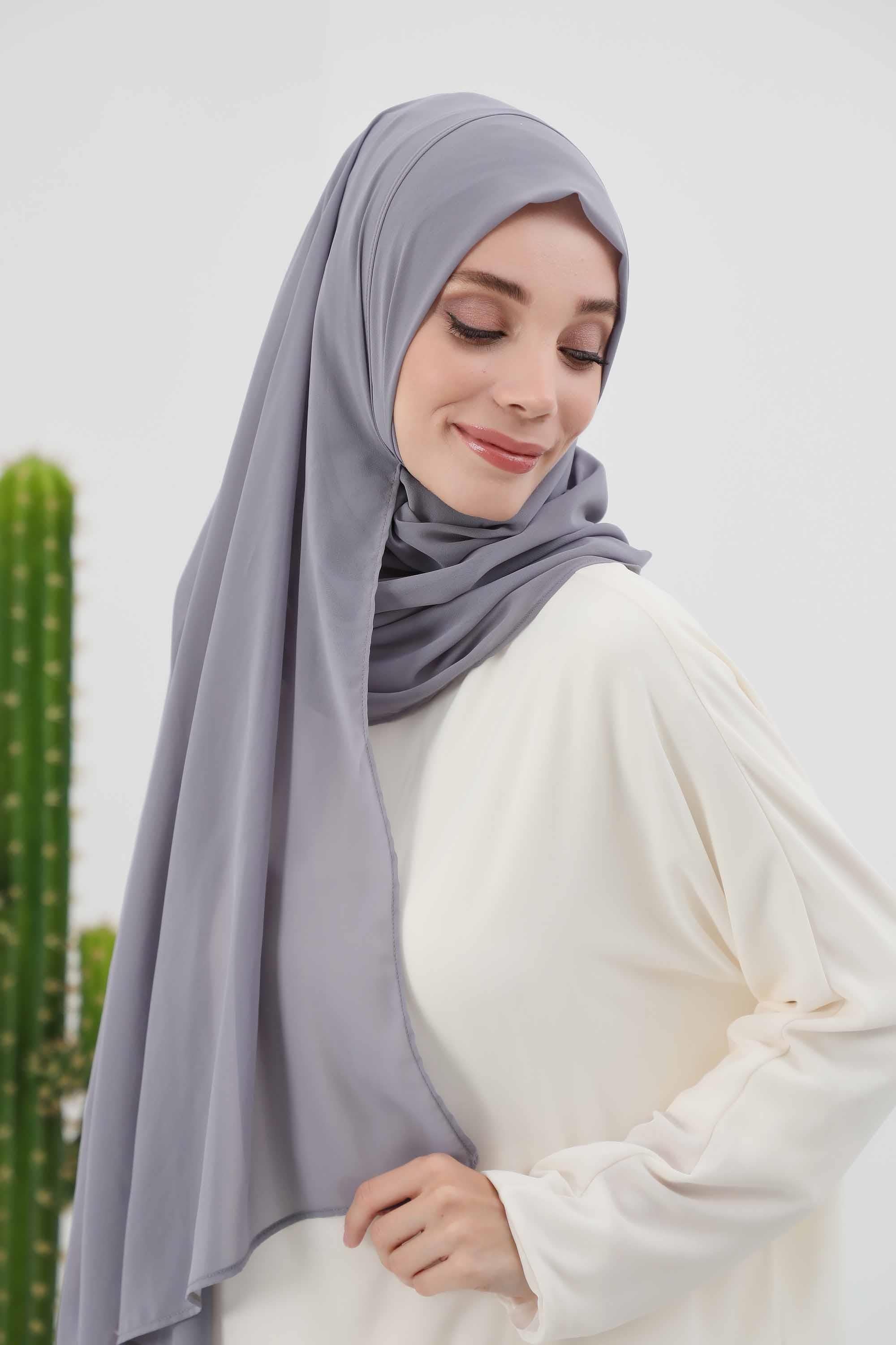 Klasik Tasarım Pratik Şifon Şal,PS-11