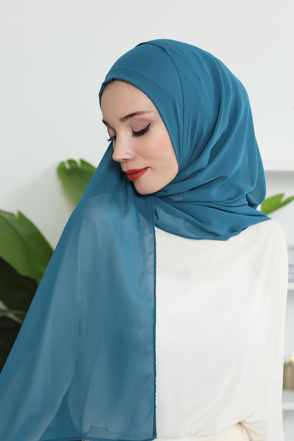 Klasik Tasarım Pratik Şifon Şal,PS-11