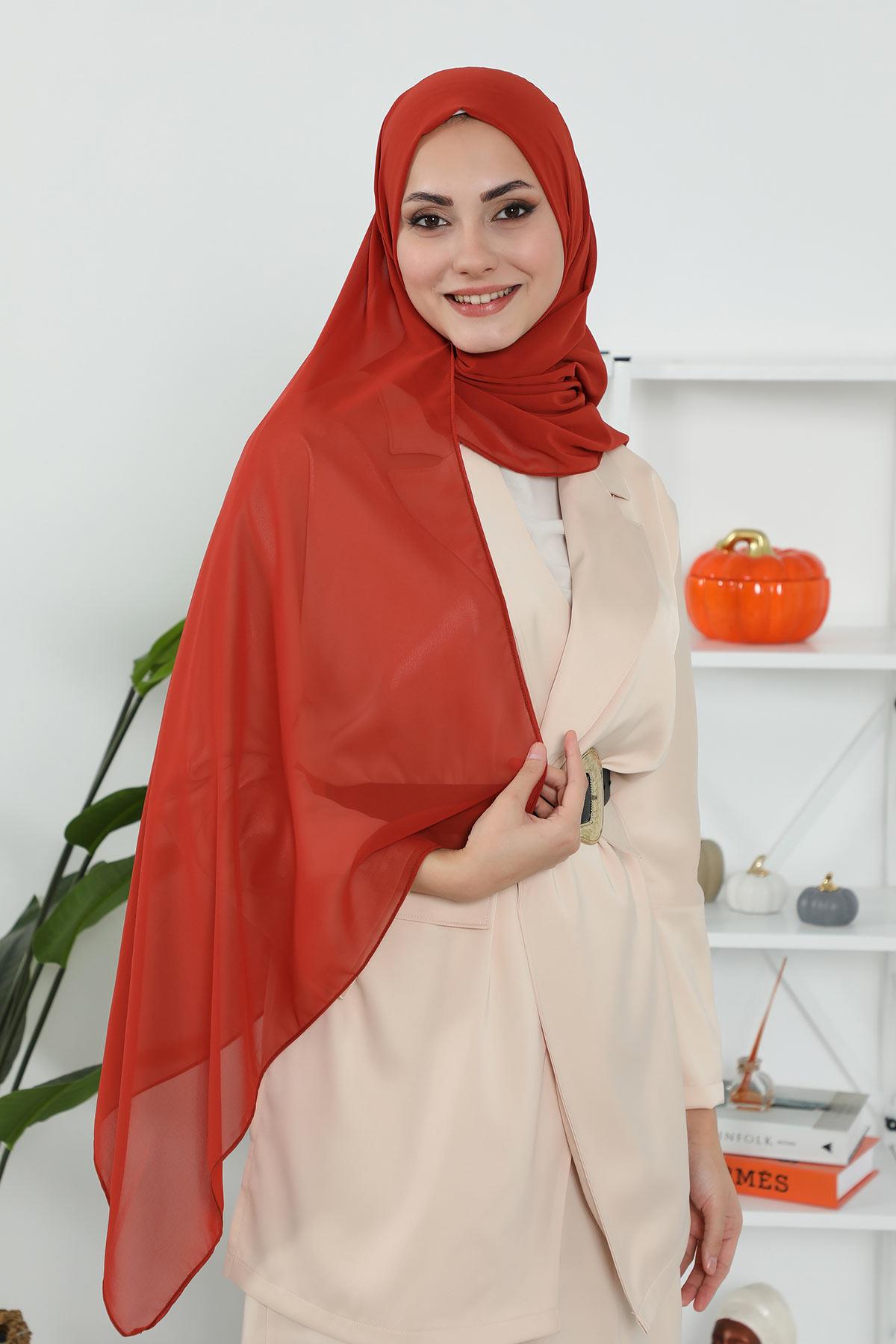 Klasik Tasarım Pratik Şifon Şal,PS-11