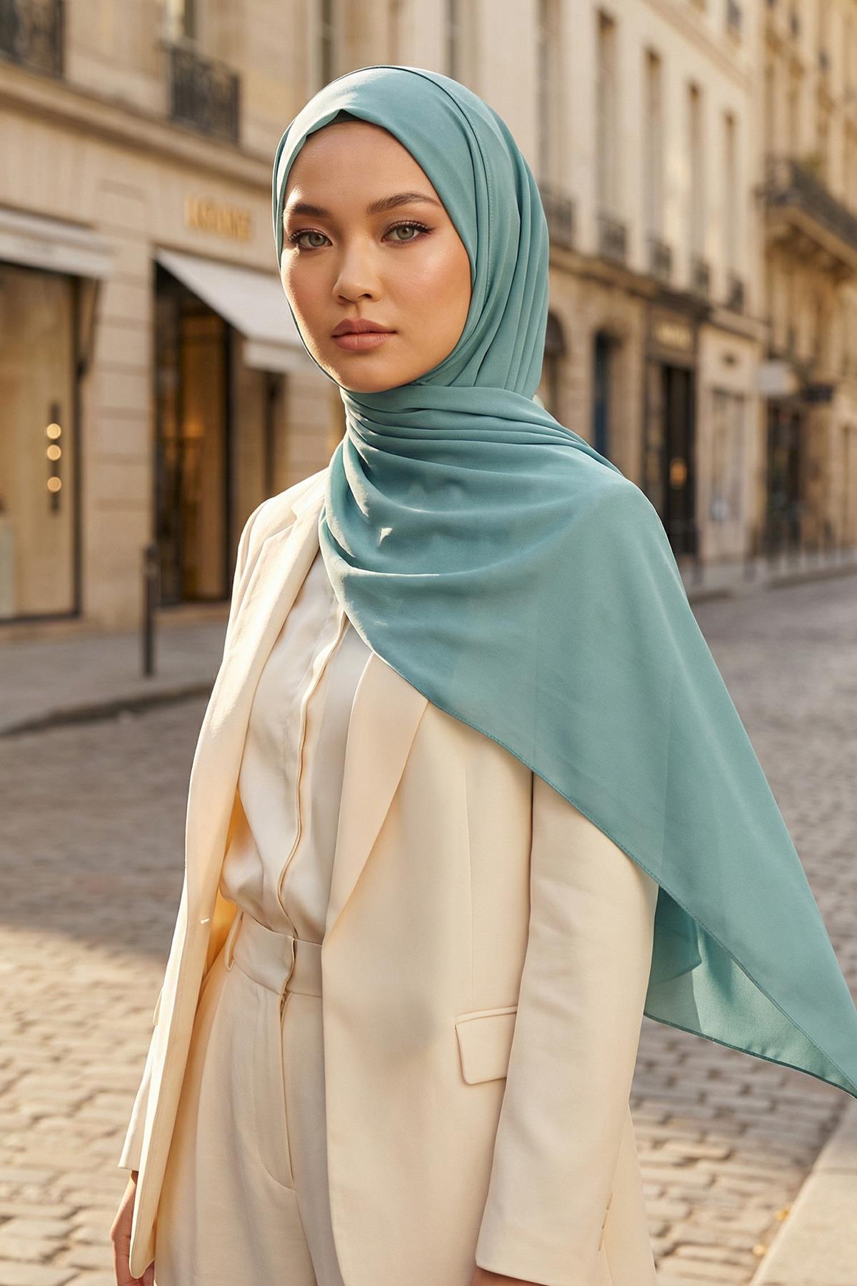 Klasik Tasarım Pratik Şifon Şal,PS-11