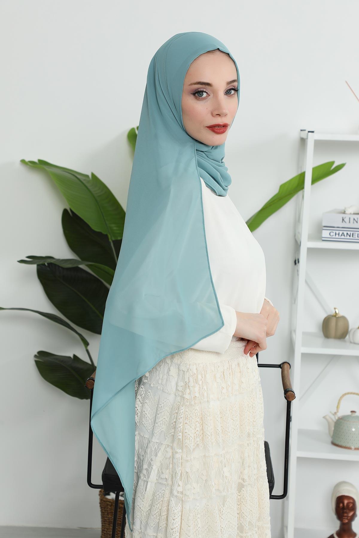 Klasik Tasarım Pratik Şifon Şal,PS-11