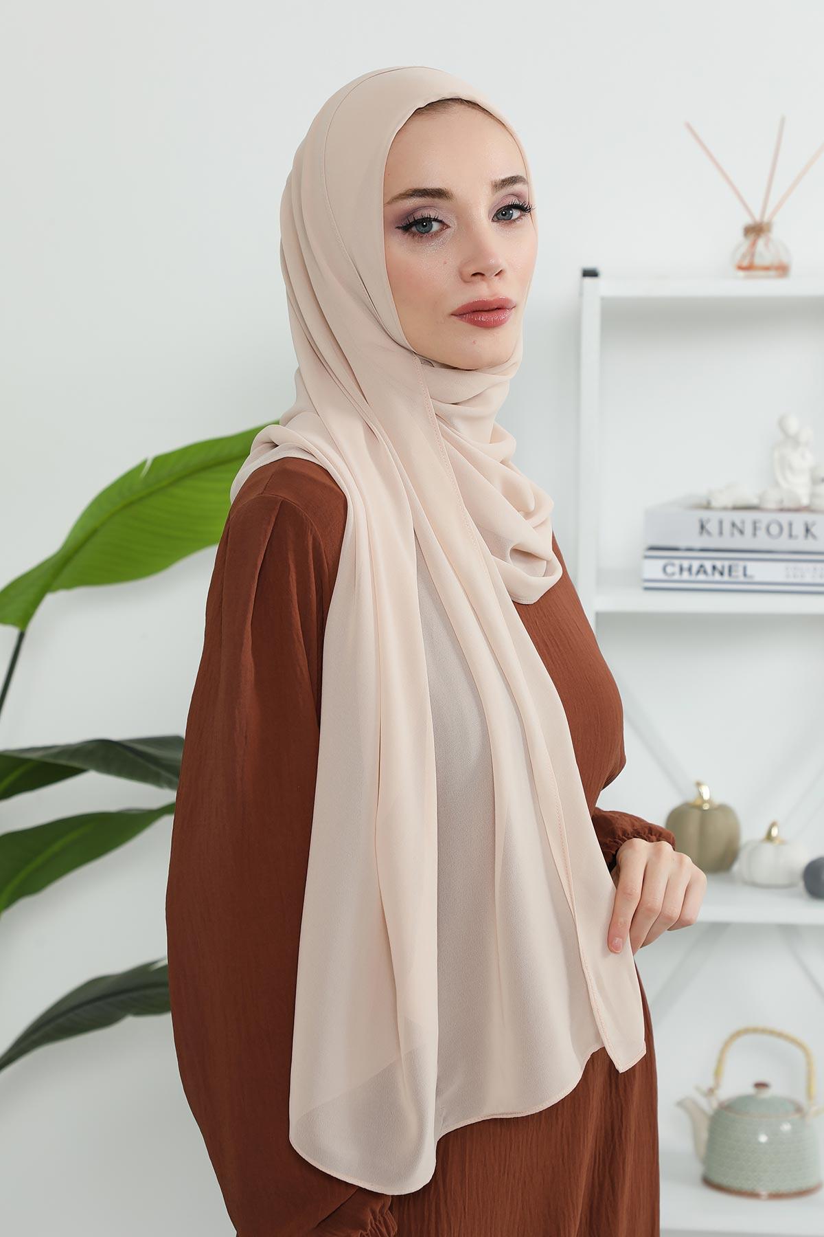 Klasik Tasarım Pratik Şifon Şal,PS-11