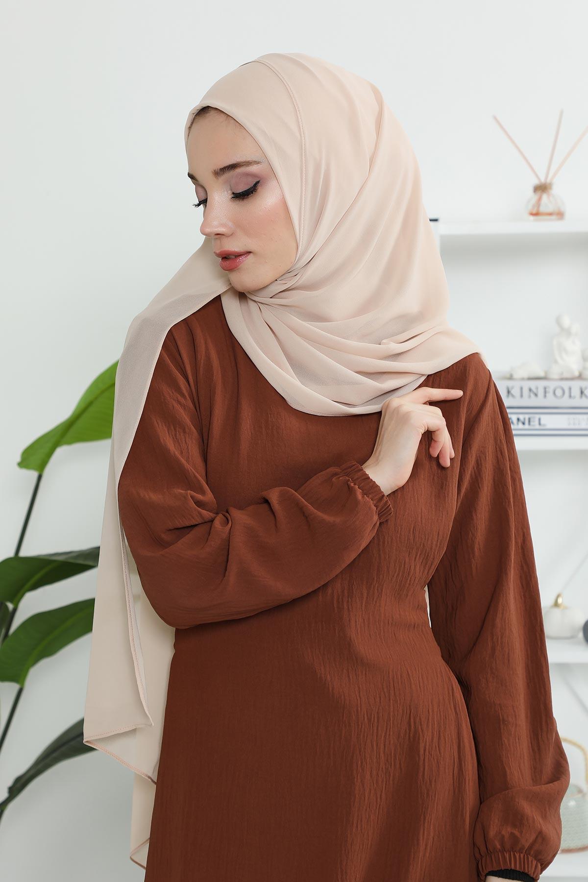 Klasik Tasarım Pratik Şifon Şal,PS-11