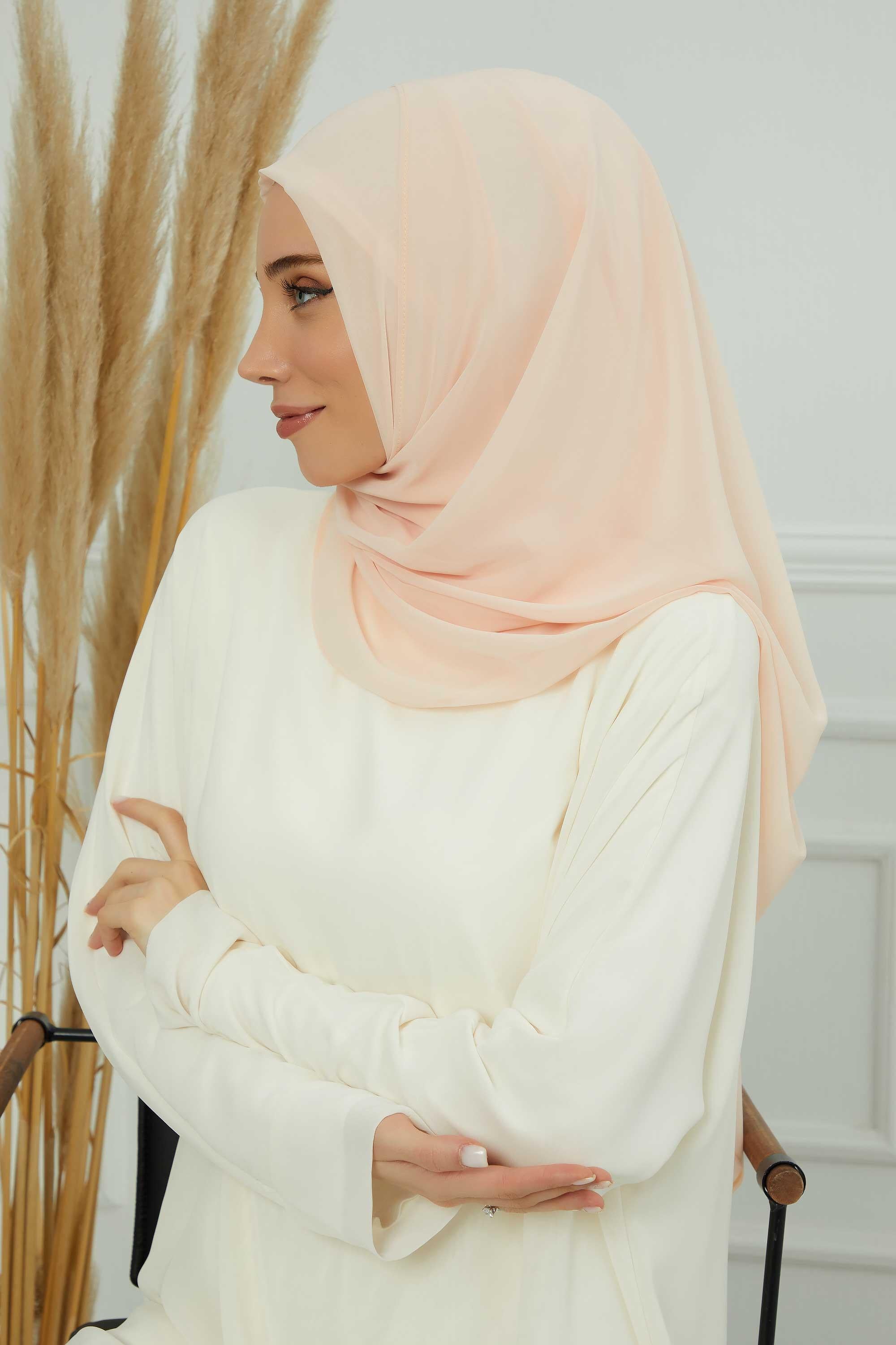 Klasik Tasarım Pratik Şifon Şal,PS-11