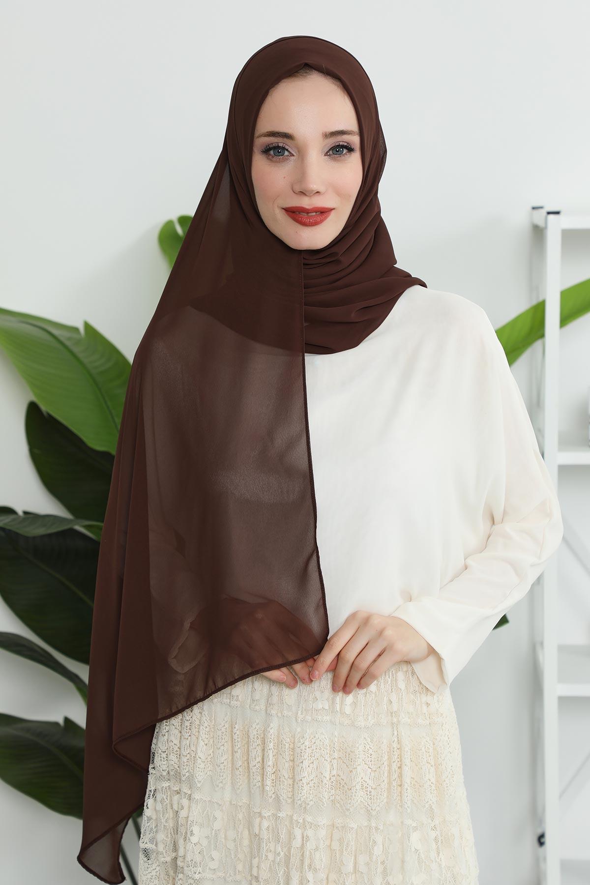 Klasik Tasarım Pratik Şifon Şal,PS-11