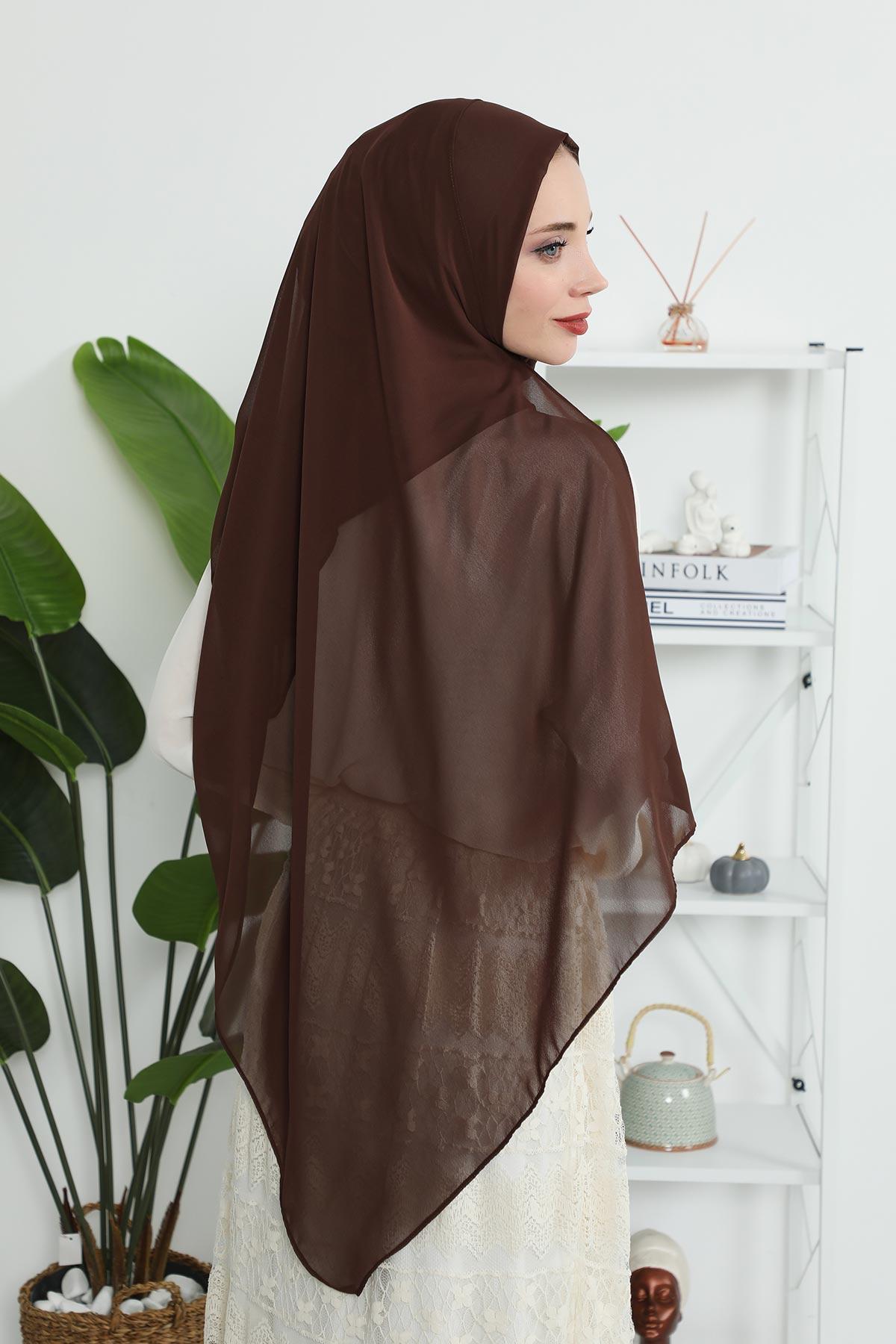 Klasik Tasarım Pratik Şifon Şal,PS-11