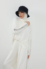 Kot Bucket Model Tesettür Uyumlu Şapka,B-100