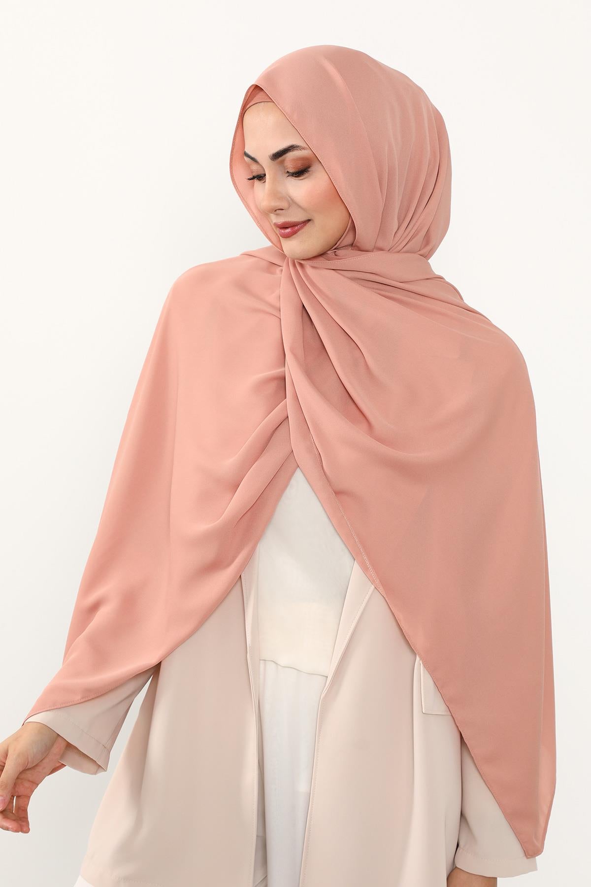 Krep Şal & Penye Bone İkili Takım,PS-50