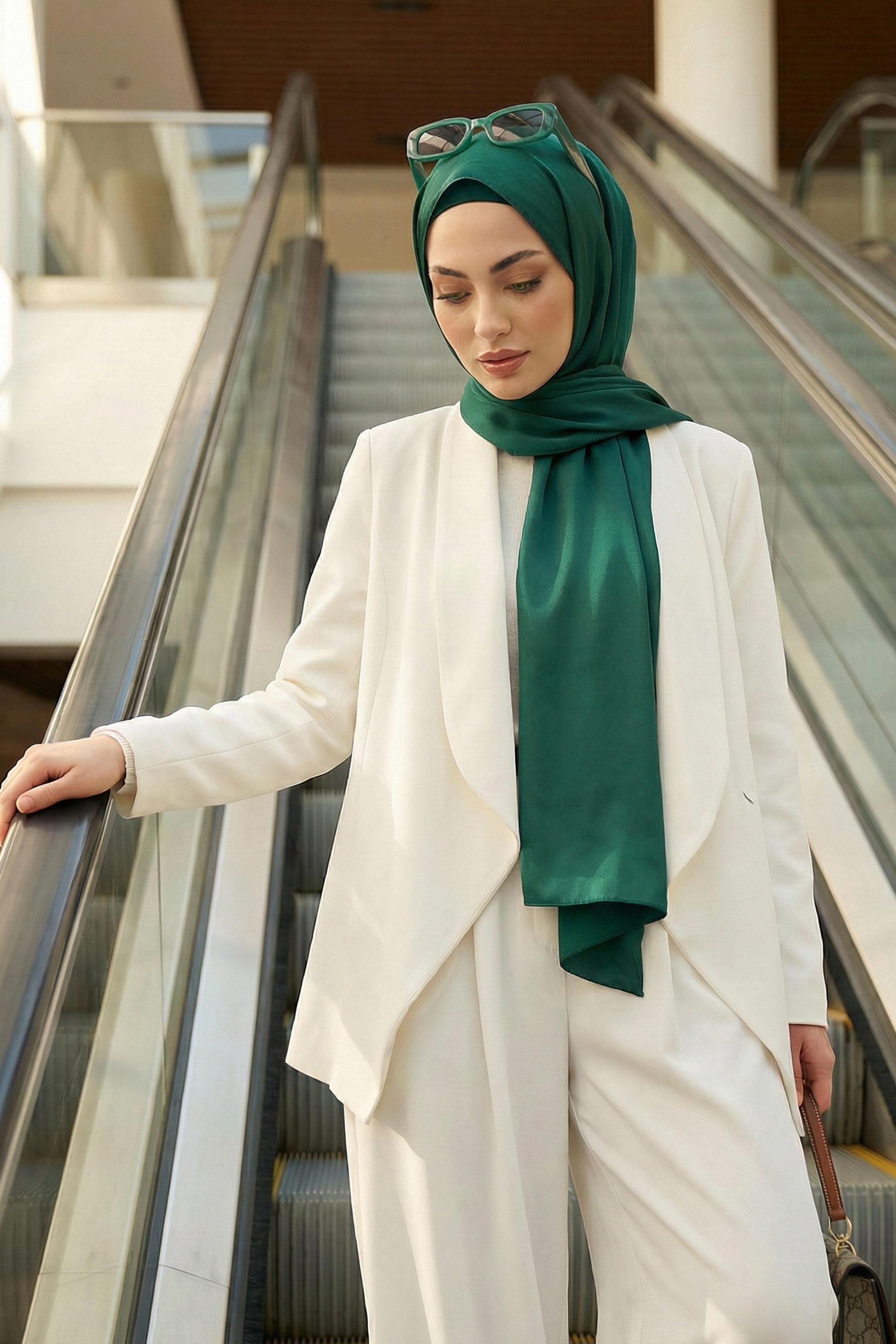 Krep Şal & Penye Bone İkili Takım,PS-50