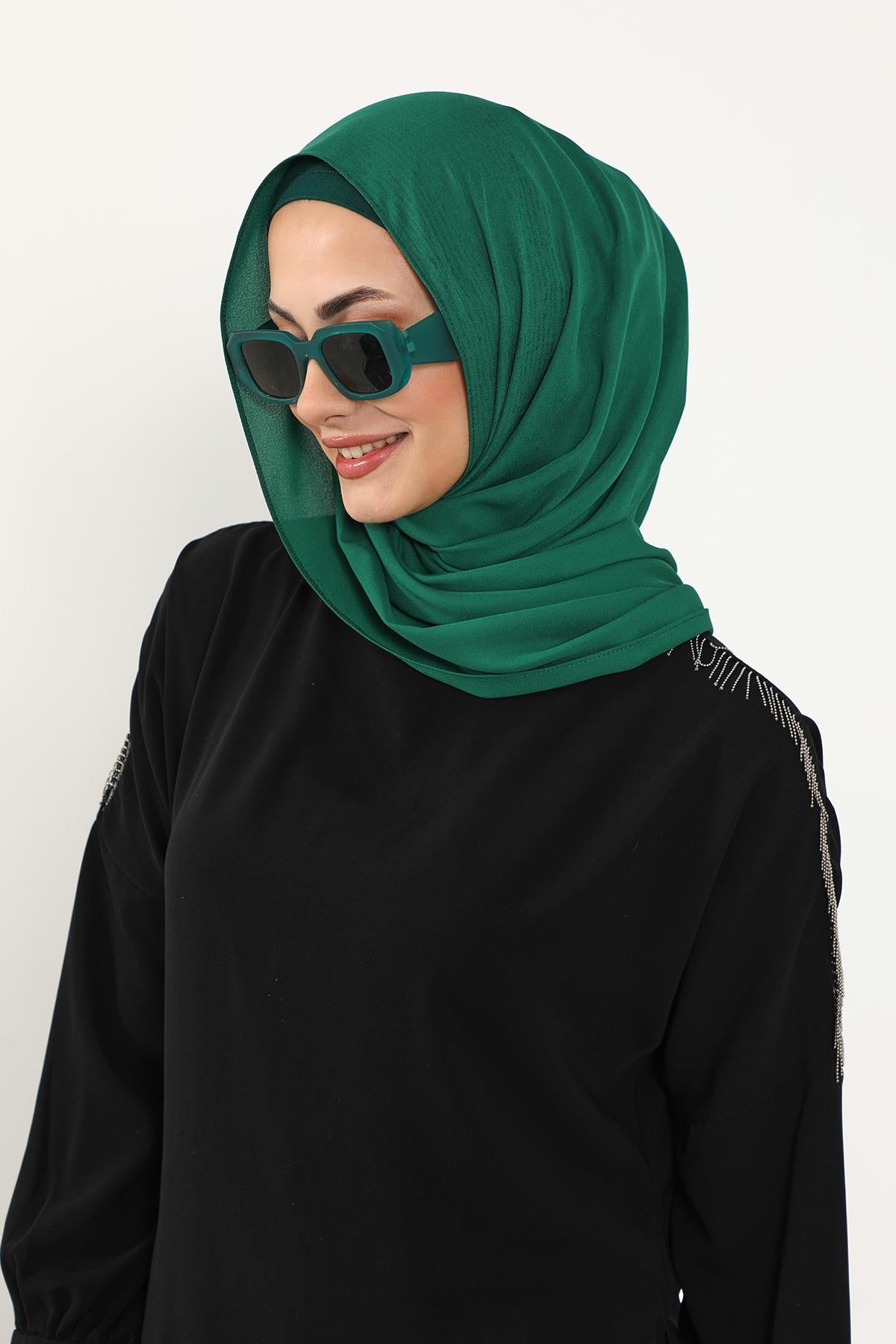 Krep Şal & Penye Bone İkili Takım,PS-50