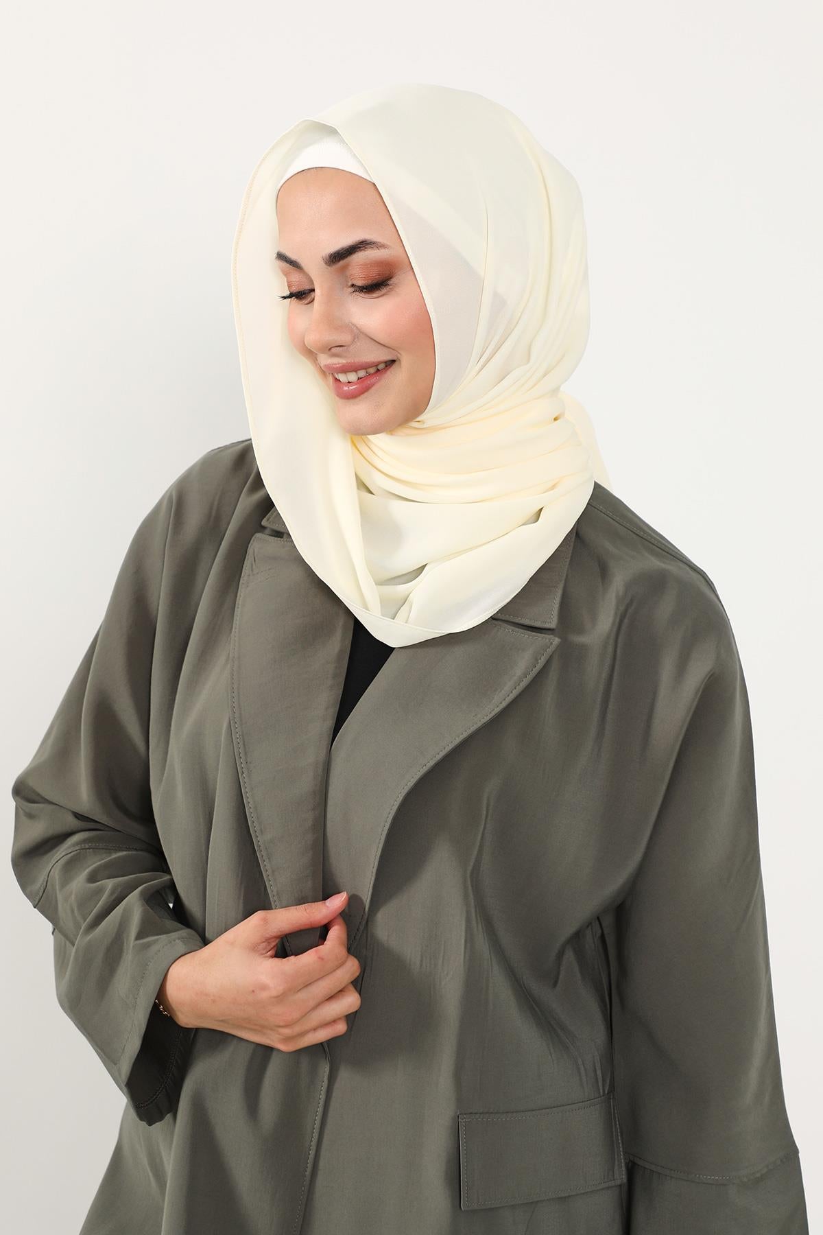 Krep Şal & Penye Bone İkili Takım,PS-50