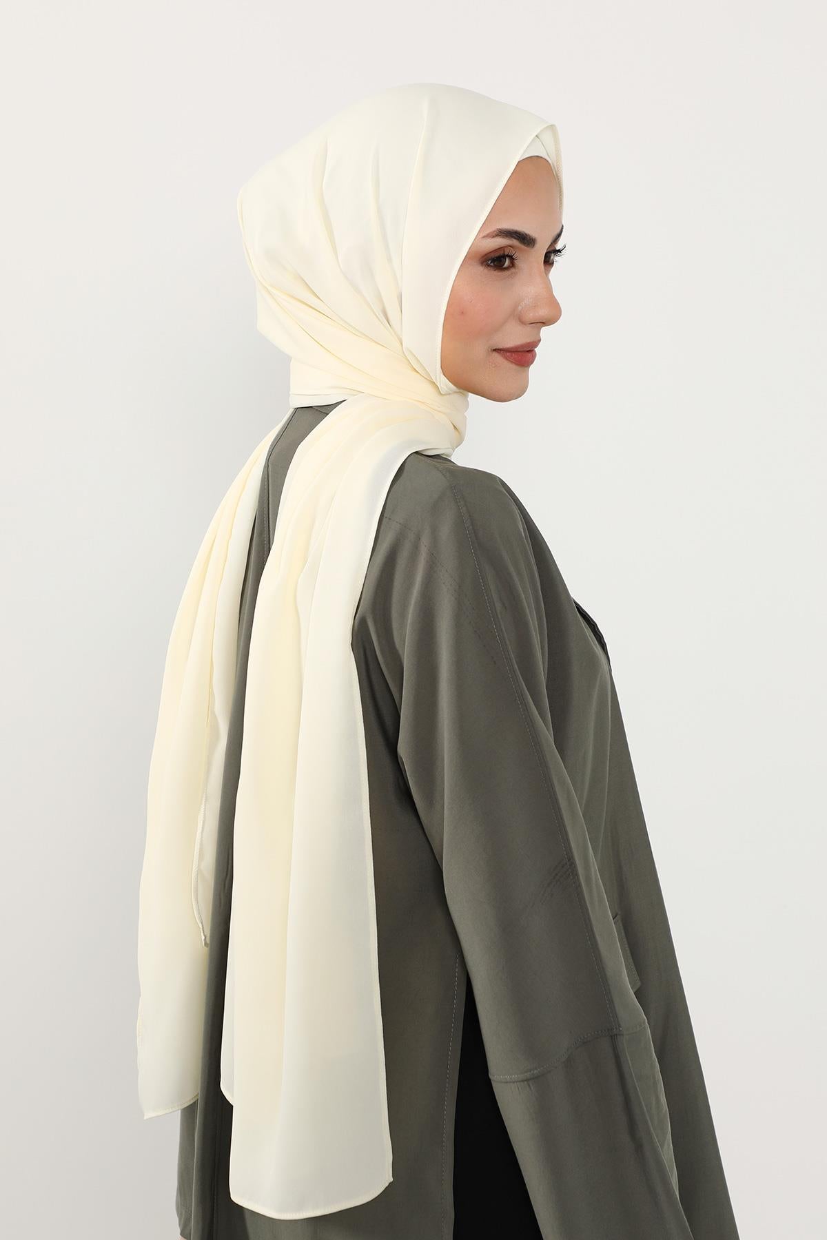 Krep Şal & Penye Bone İkili Takım,PS-50