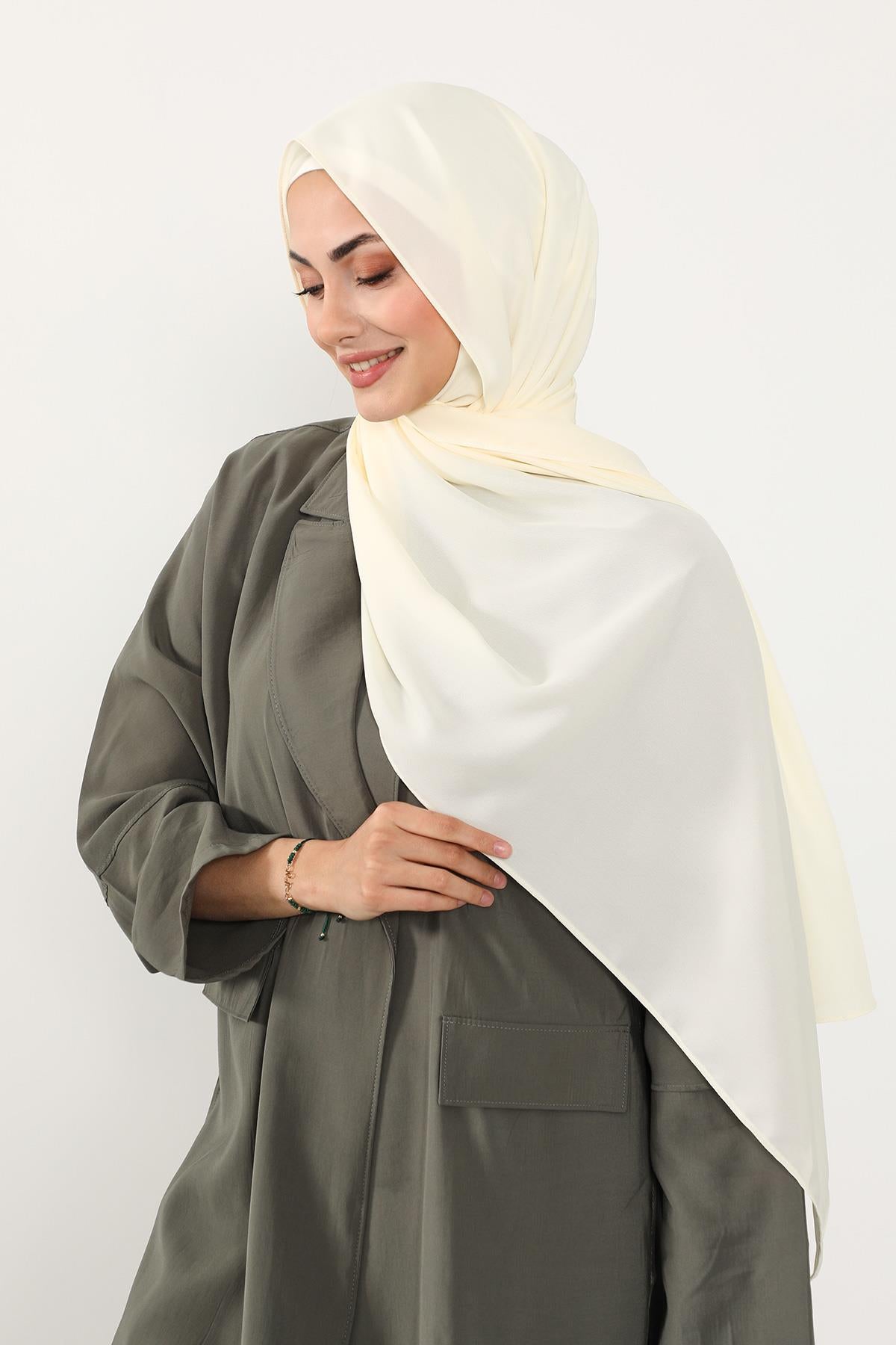 Krep Şal & Penye Bone İkili Takım,PS-50