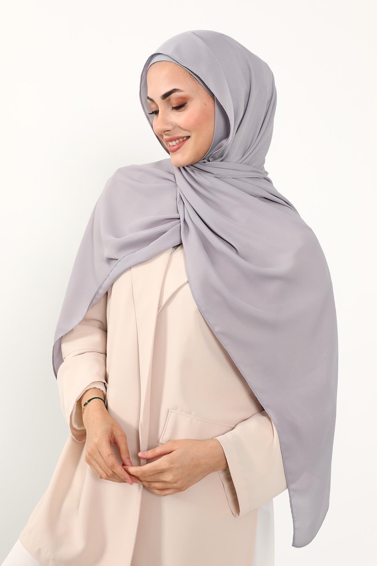 Krep Şal & Penye Bone İkili Takım,PS-50