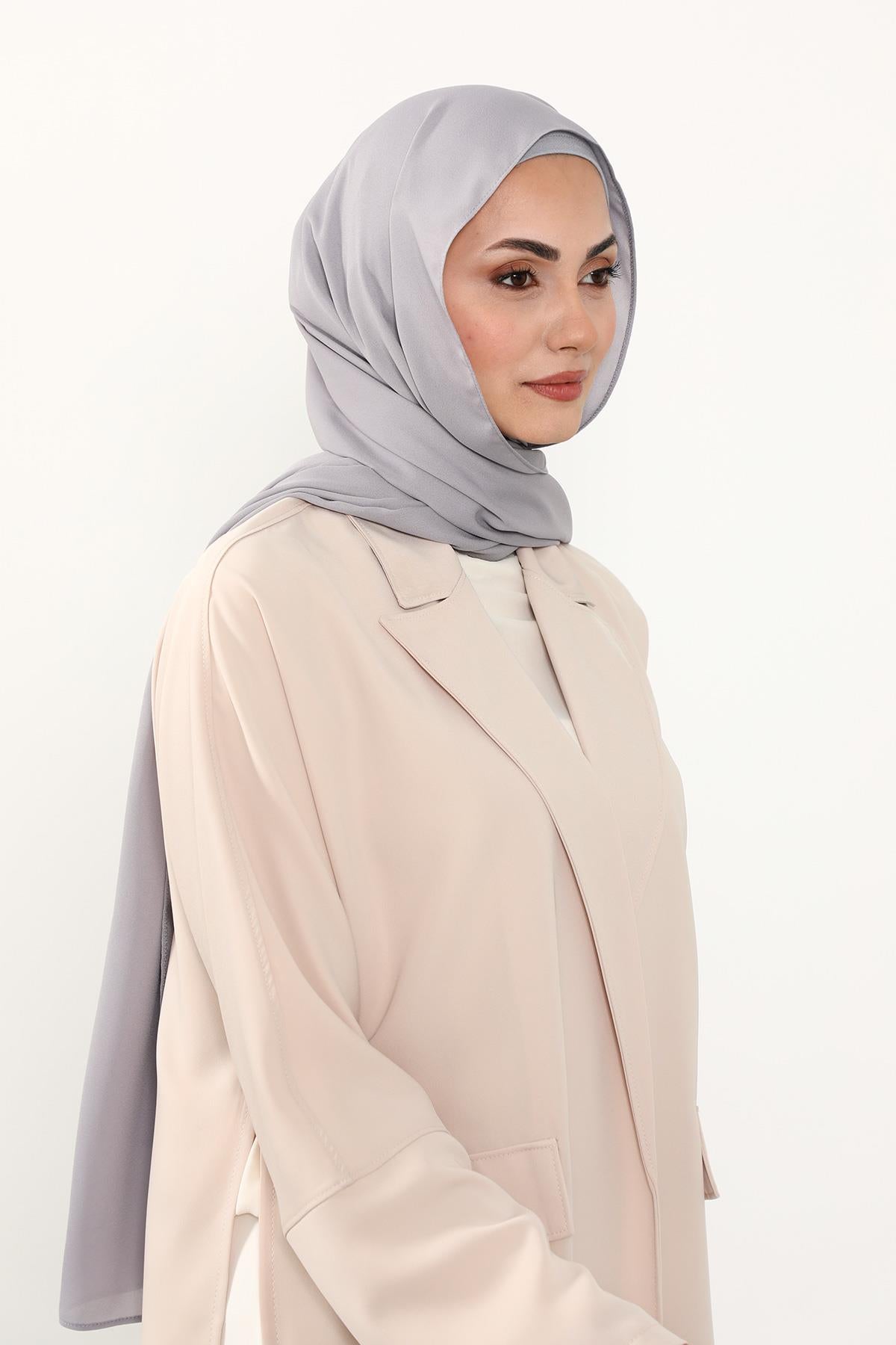 Krep Şal & Penye Bone İkili Takım,PS-50