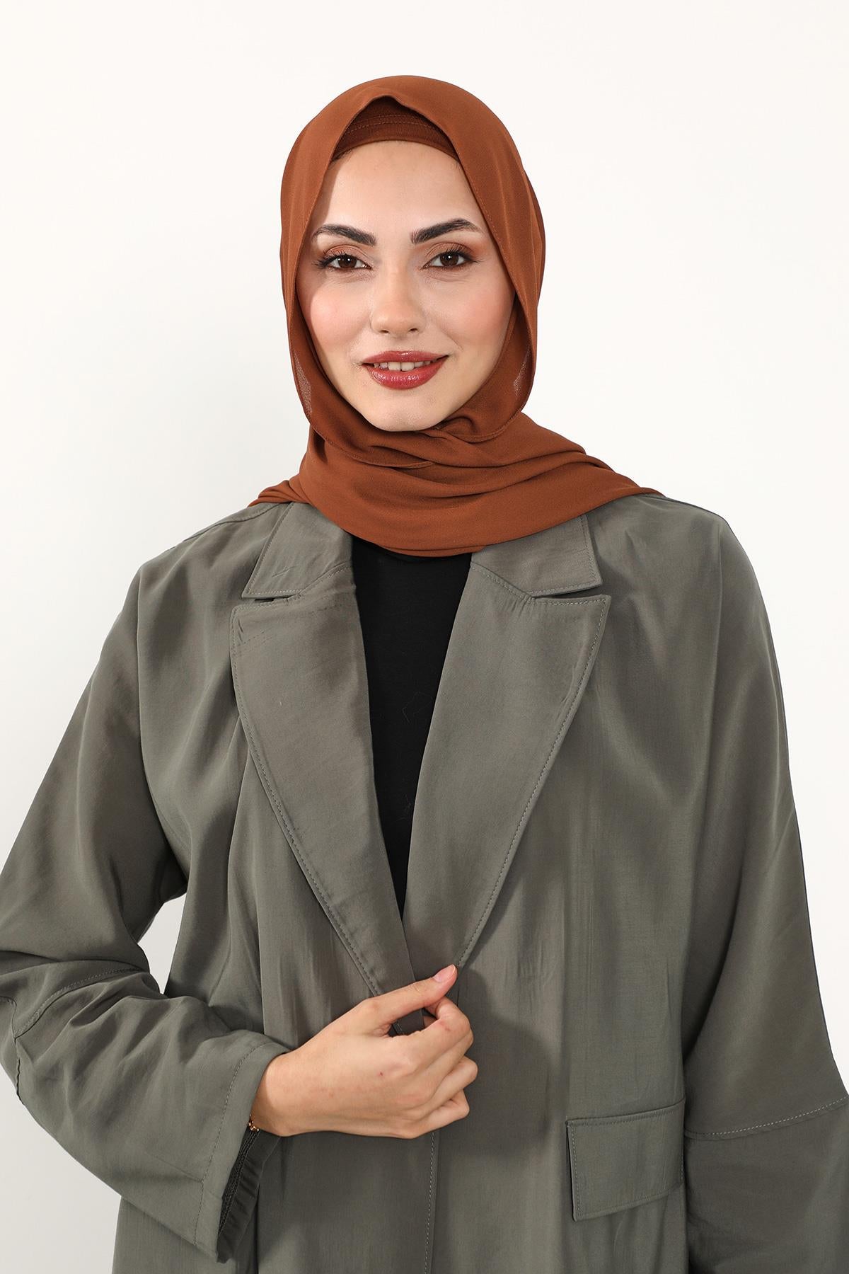 Krep Şal & Penye Bone İkili Takım,PS-50