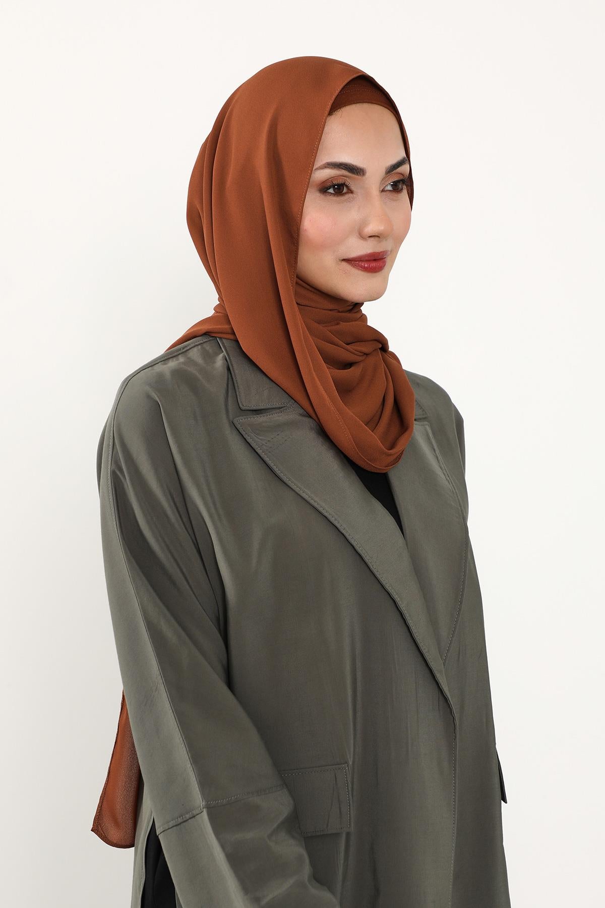 Krep Şal & Penye Bone İkili Takım,PS-50