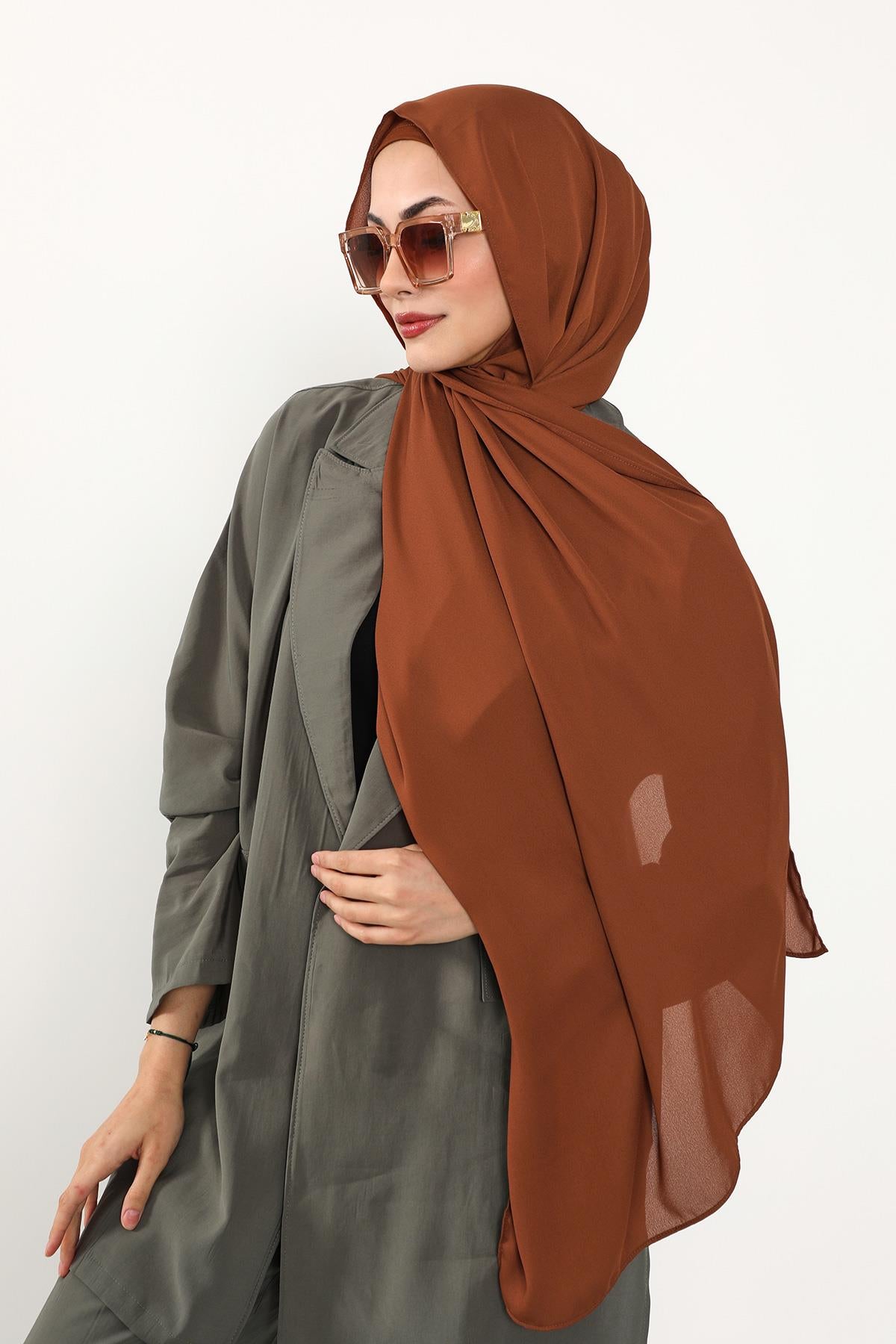 Krep Şal & Penye Bone İkili Takım,PS-50