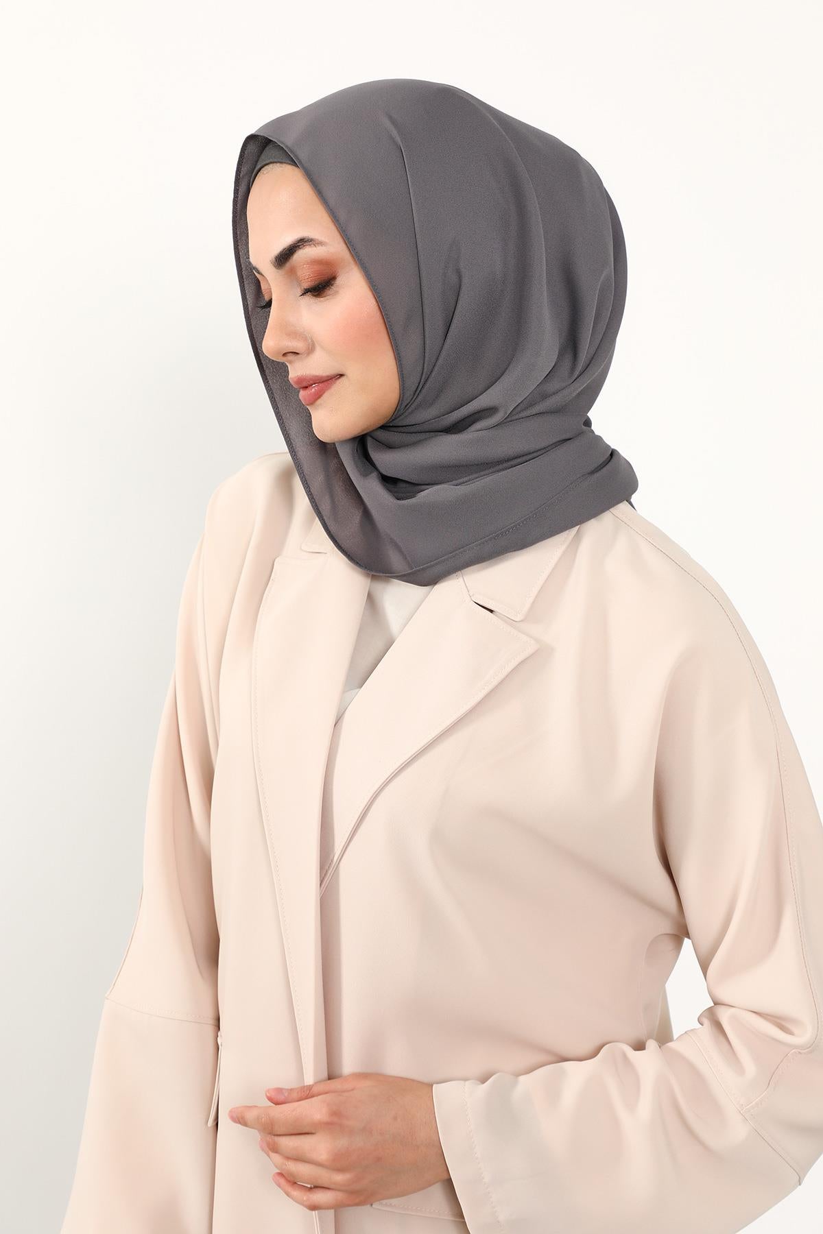 Krep Şal & Penye Bone İkili Takım,PS-50