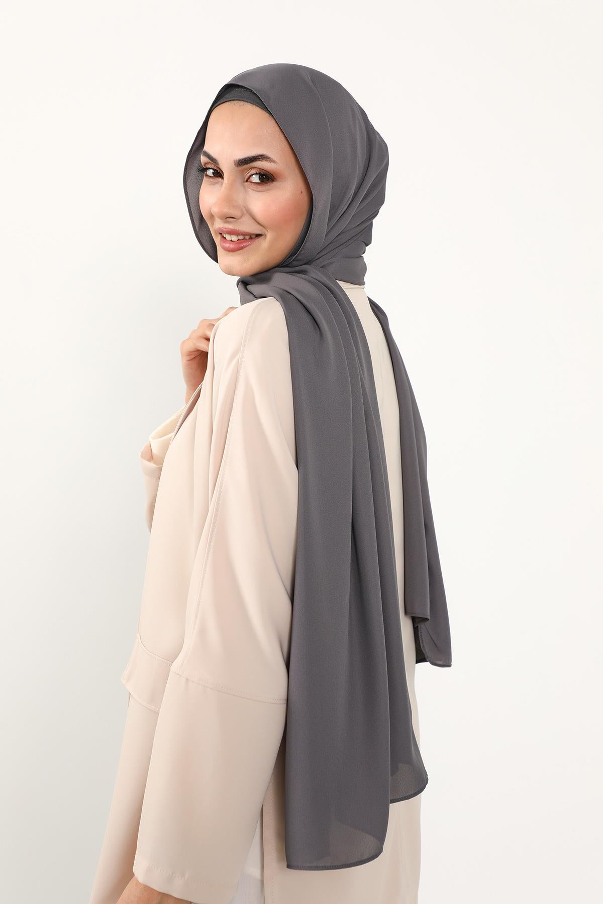 Krep Şal & Penye Bone İkili Takım,PS-50