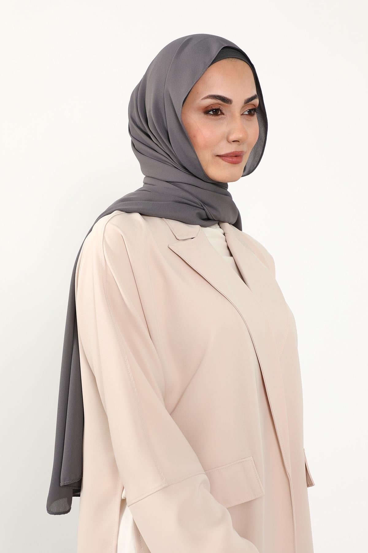 Krep Şal & Penye Bone İkili Takım,PS-50